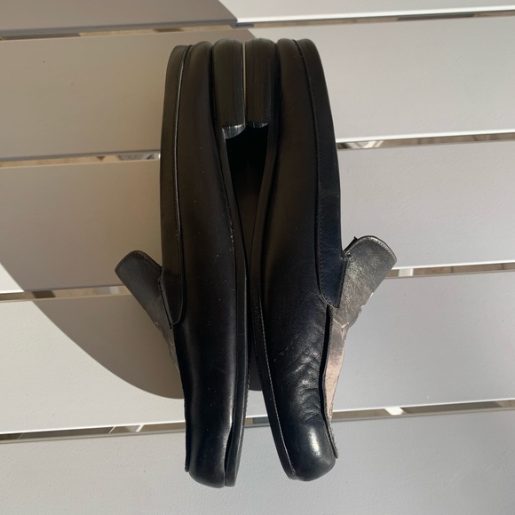 Jeon black grey leather mules girl in the rain size 6M - Picture 12 of 15